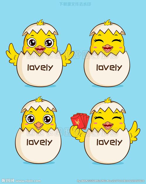 小鸡出壳图片