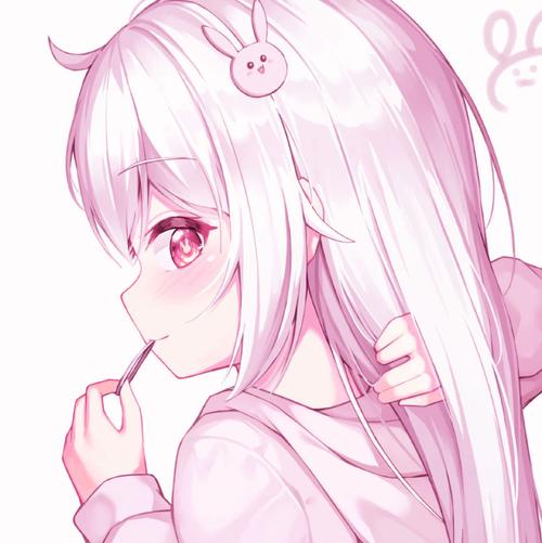 招桃花动漫甜美可爱女生头像102