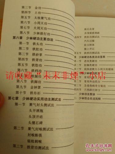 少林秘传硬功绝技 李吉成 释德修 94年 233页 85品
