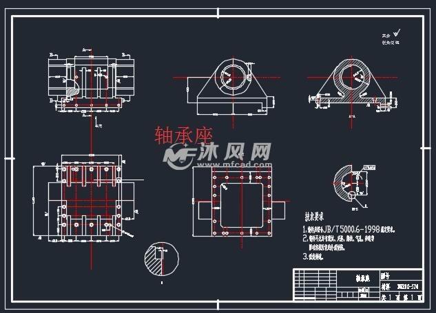 轴承座铸造成型工艺设计