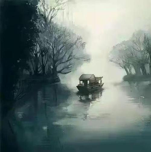醉后不知天在水,满船清梦压星河.