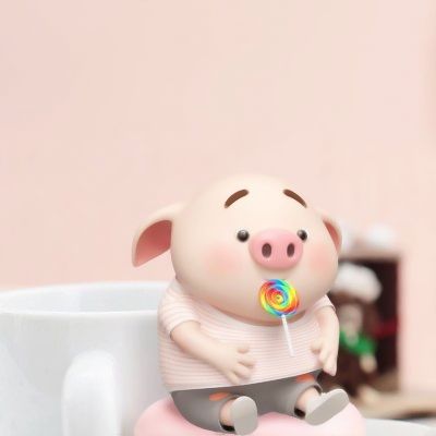 超级可爱猪头像图画书