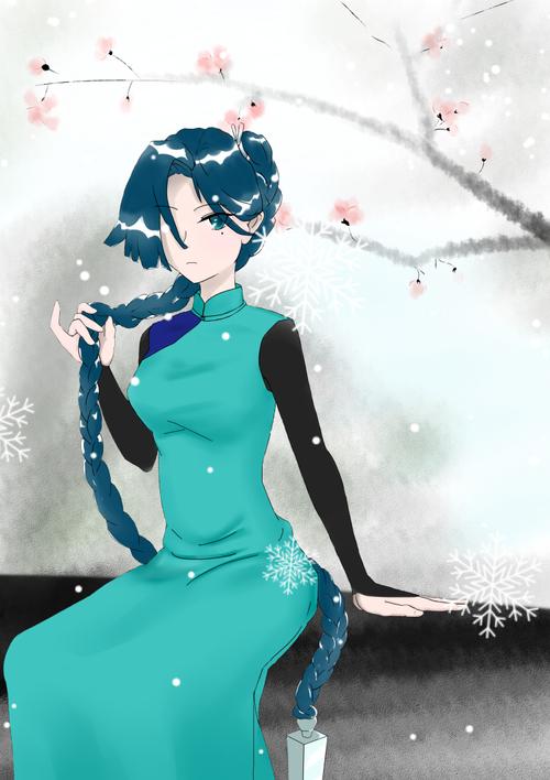 梅花十三怎么能没有梅花相伴呢 dbq我真的不会画背景