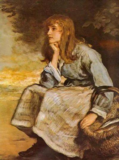 中外经典名画鉴赏丨盲女&踏歌图_约翰·埃·密莱_人物_作品