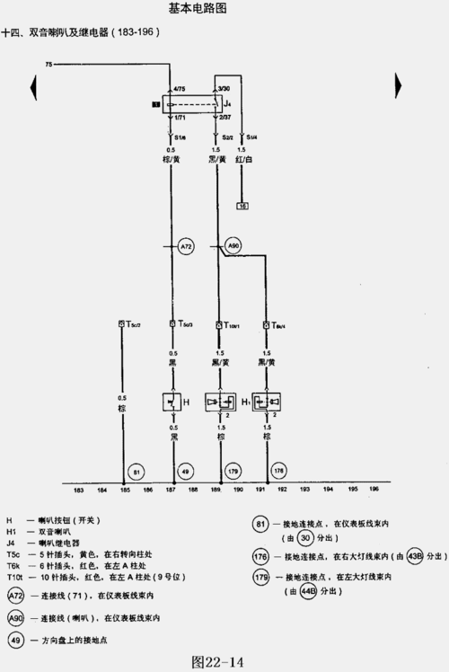 帕萨特b5全车电路图