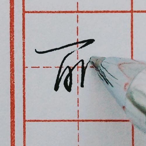 硬笔行书每日一字 ·丽