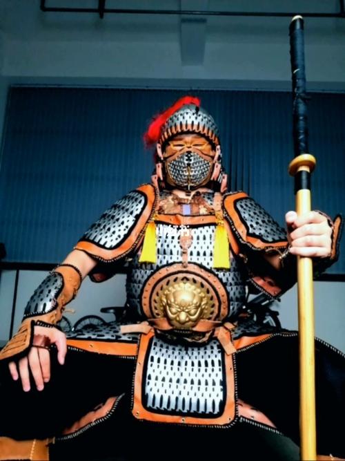 制作仿唐代天王黄金山文锁子甲_盔甲_天府芙蓉园攻略_手工制作_甲胄