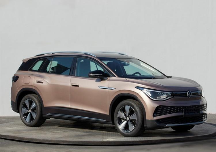vw车标能发光大众id6最新预告图发布