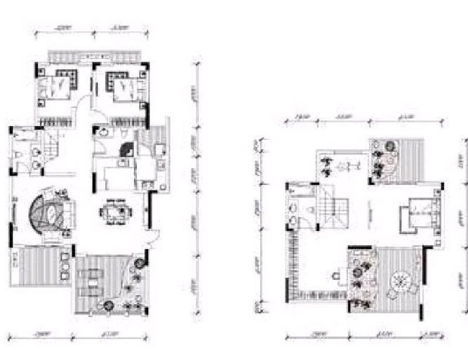 大学城 龙湖u城三组团三房290万二手房户型图