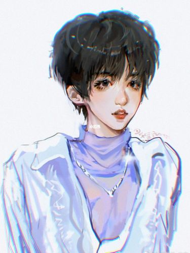 719希望我的小孩一切顺利(贺峻霖手绘)_贺峻霖_手绘_临摹_时代少年团