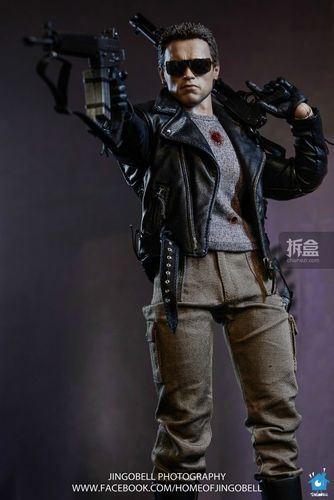 hottoys终结者1t800战损版人偶到货美图jingobell开箱