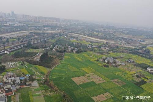 成都市新都区木兰镇 俯瞰春暖花开时,木兰会还赶不?