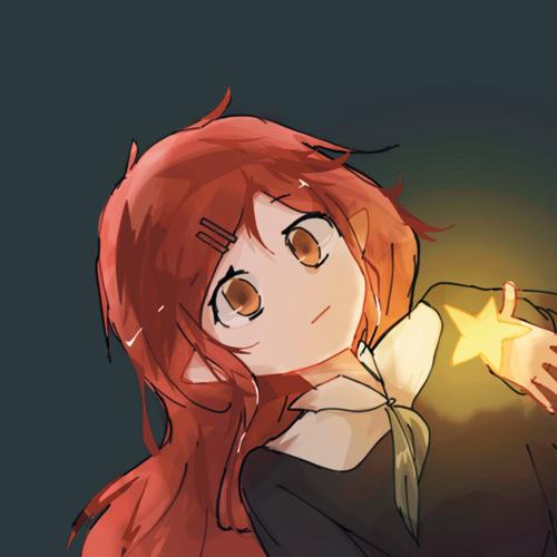 摸水蓝和金妮的头像 滤镜比我的.