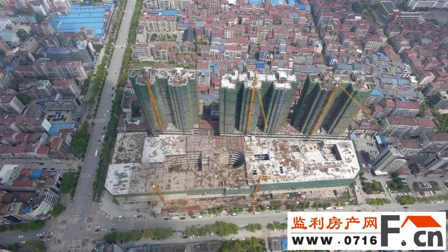 监利61万达广场4月工程播报暖春至鉴家期