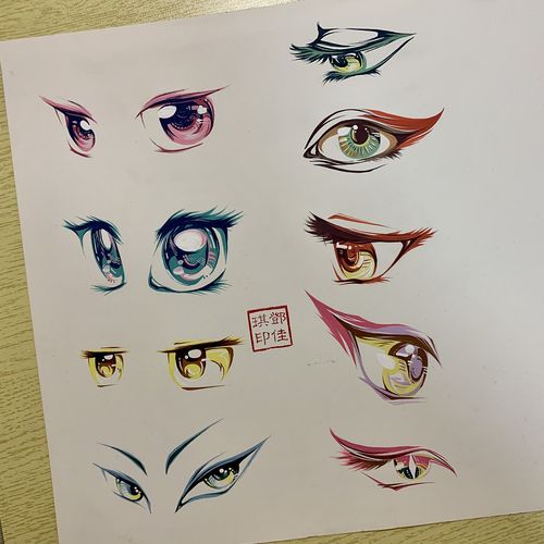 眼睛专辑|插画|创作习作|又圭在画画 - 原创作品