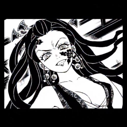 上弦之六 堕姬_鬼灭之刃_鬼灭之刃影评_文化_绘画