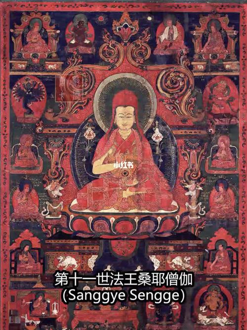 数据唐卡-萨迦上师桑耶僧伽-十六世纪_唐卡_上海当代艺术博物馆自由行