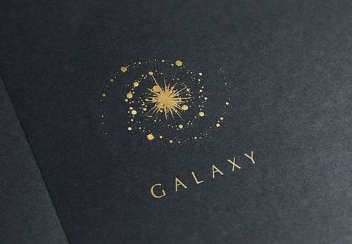 galaxy logo by michael rayback design on