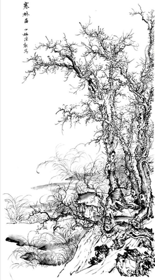 国画白描底稿4o幅
