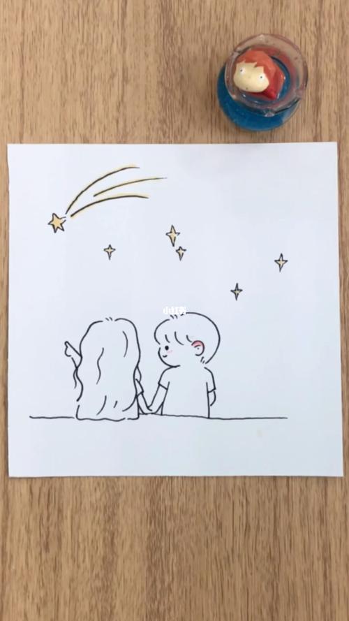 漫天繁星也不如你好看99#简笔画#眼镜大人_简笔画_眼镜_教程_简笔画