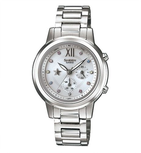 卡西欧casio-sheen系列 she-7506d-7a 女士光能表