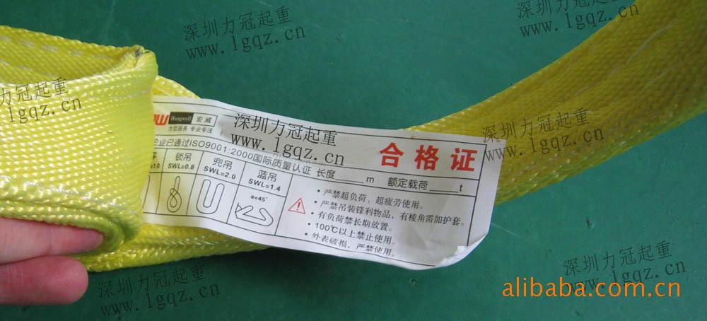 彩色扁平吊装带3t5t