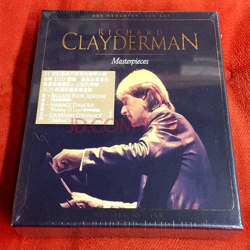 masterpieces 钢琴 理查德克莱德曼 3cd 限量版 进口cd