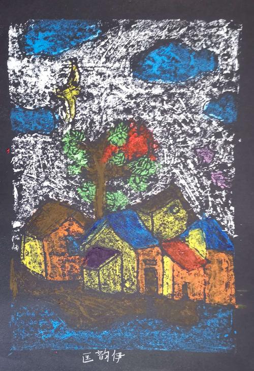 国画班《粉印版画》