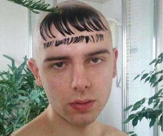 二月二剃龙头,盘点熊孩子的奇葩发型.宝贝,今天你理发