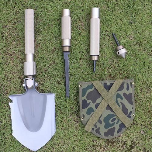 户外多功能<俄罗斯军用工兵铲军工用军铲德国铁铲兵工锹藏獒铲_7折