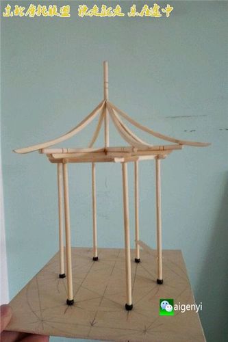 用5000根一次性筷子,建的宏伟古建筑