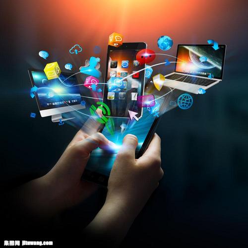 手机互联网科技商务男人