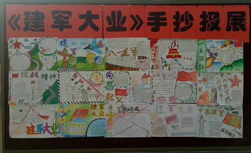 关于建国建党建军大业的手抄报 祖国建设手抄报