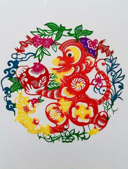 中国民间染色剪纸艺术