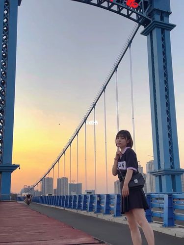 襄阳|凤雏大桥|日落|治愈|晚风_治愈_橘子_景点_夕阳