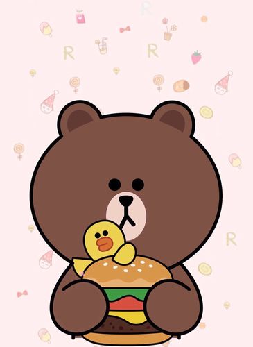 line frends 布朗熊 可妮兔