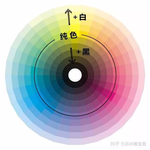 因此, 色彩中明度最高的是白色,明度最低的是黑色.