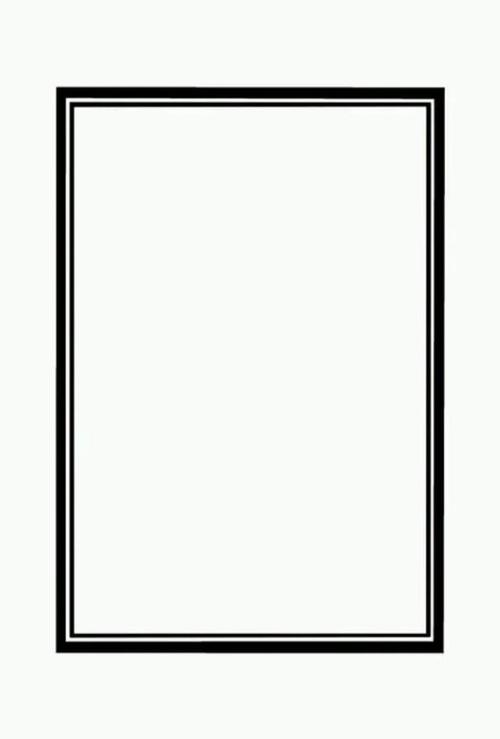 橡皮章素材#黑白稿#边框