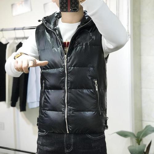 古绮酷奇羽绒马甲男潮牌连帽潮流冬季轻薄外穿秋冬潮