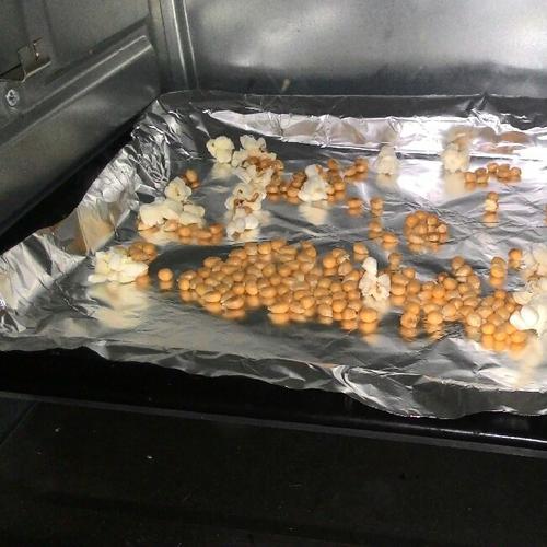 无油烤箱爆米花