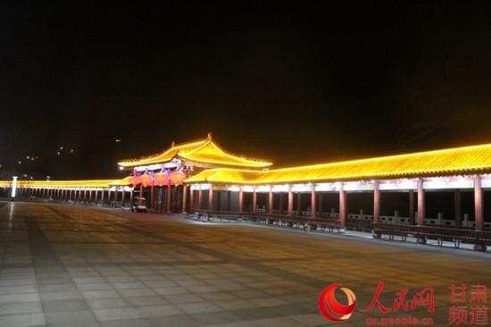华池依托文化资源建设城市夜景工程【5】