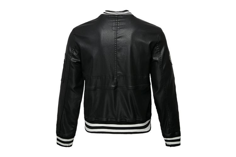 harley-davidson/哈雷戴维森2018秋冬新款男士夹克棒球领拼接休闲外套
