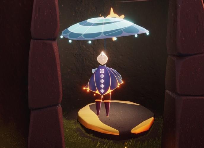 光遇:透明版的追光雨伞?周边star功能效果曝光!不是蓝色的