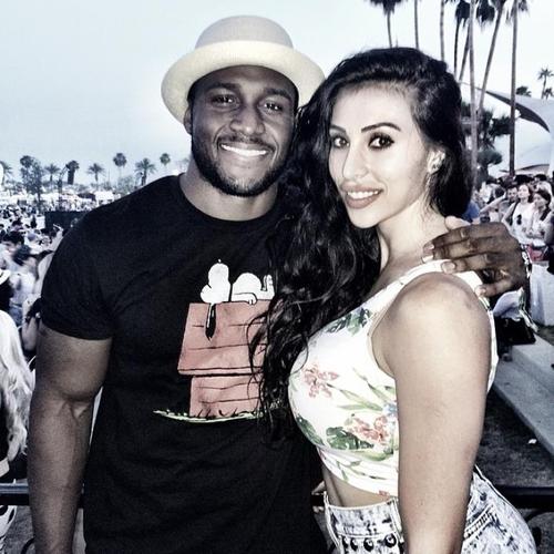 reggie bush shares sexy pic of wife"s sideboob in