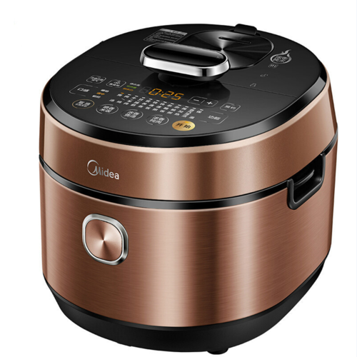 美的电压力锅持续大翻滚变压浓香翻滚技术电脑触控式5l单胆玄钢厚釜my