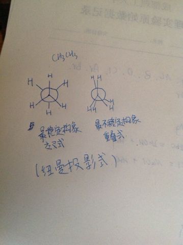 乙烷的优势构型