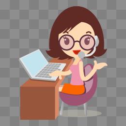 客服卡通人物图片大全