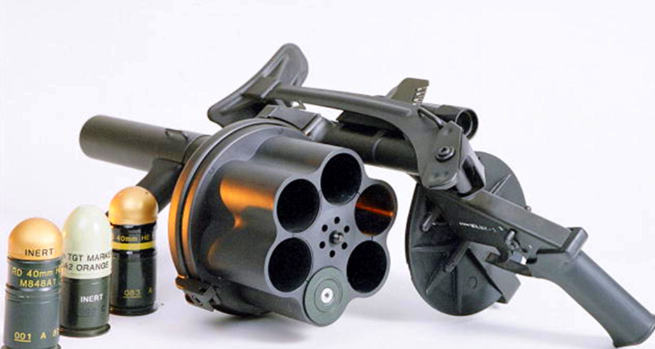 南非mgl型40mm榴弹发射器,发射时威力极为强悍,受士兵