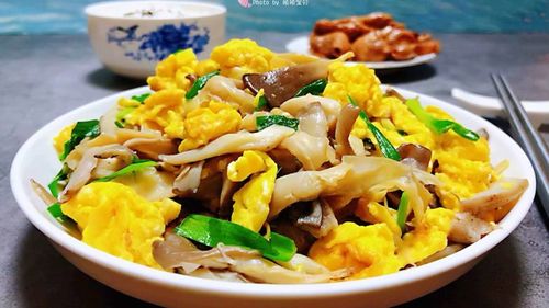 冬日暖心菜平菇炒鸡蛋