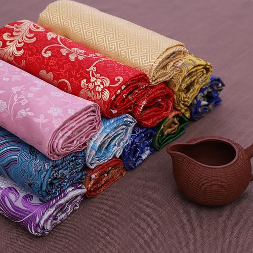 布头清仓处理 diy 中国风绸缎布料旗袍汉服丝绸花布手工 织锦缎布料